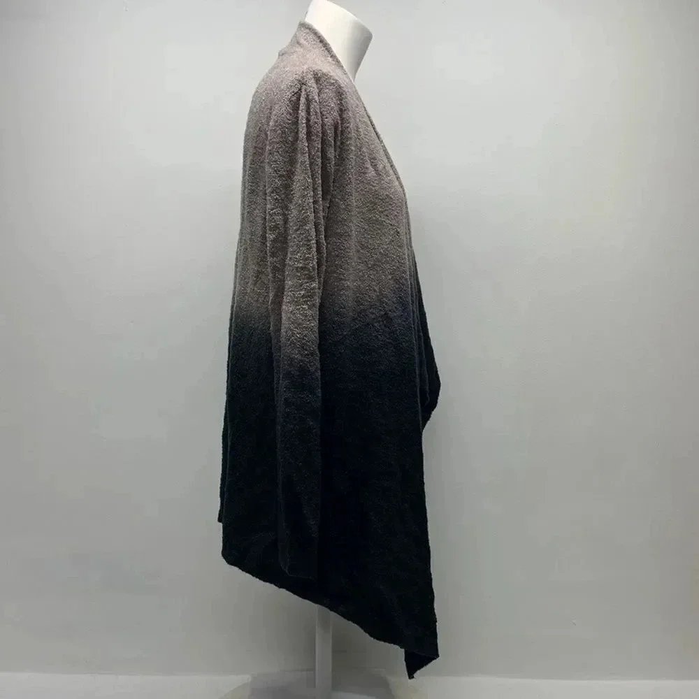 Barefoot Dreams Calypso Wrap Sweater Cardigan Knit Open Front Ombre #436 S / M
